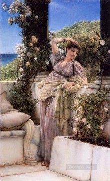  Rose Pintura al %C3%B3leo - Rosa de Todas las Rosas2 Romántico Sir Lawrence Alma Tadema